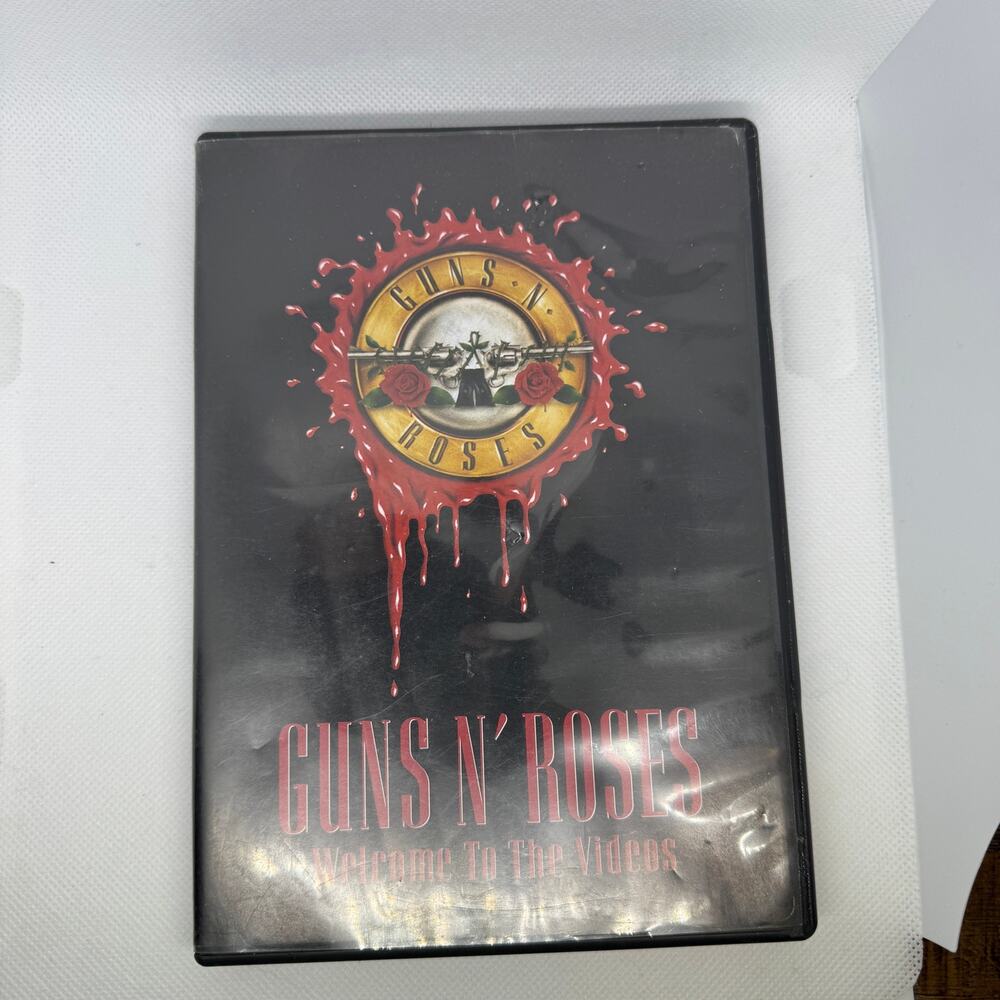 Guns N' Roses Welcome To The Videos DVD Music Heavy Metal Hard Rock 1998 Geffen